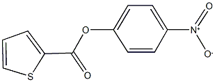 4-nitrophenyl 2-thiophenecarboxylate Struktur