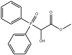 methyl (diphenylphosphoryl)(hydroxy)acetate Struktur