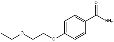 4-(2-ethoxyethoxy)benzamide Struktur