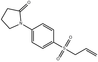 1-[4-(allylsulfonyl)phenyl]-2-pyrrolidinone Struktur