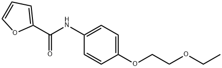 N-[4-(2-ethoxyethoxy)phenyl]-2-furamide Struktur