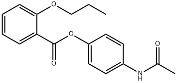 4-(acetylamino)phenyl 2-propoxybenzoate Struktur