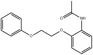 N-[2-(2-phenoxyethoxy)phenyl]acetamide Struktur