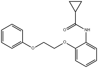 N-[2-(2-phenoxyethoxy)phenyl]cyclopropanecarboxamide Struktur