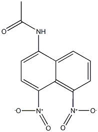 N-{4,5-bisnitro-1-naphthyl}acetamide Struktur