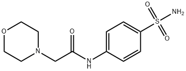 N-[4-(aminosulfonyl)phenyl]-2-(4-morpholinyl)acetamide Struktur