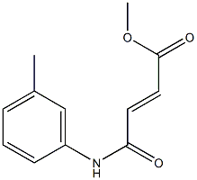 methyl 4-oxo-4-(3-toluidino)-2-butenoate Struktur