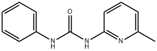 N-(6-methyl-2-pyridinyl)-N'-phenylurea Struktur