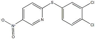 2-[(3,4-dichlorophenyl)sulfanyl]-5-nitropyridine Struktur