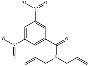 3,5-bisnitro-N,N-diprop-2-enylbenzamide Struktur