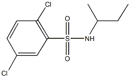 N-(sec-butyl)-2,5-dichlorobenzenesulfonamide Struktur