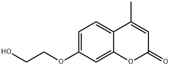 7-(2-hydroxyethoxy)-4-methyl-2H-chromen-2-one Struktur