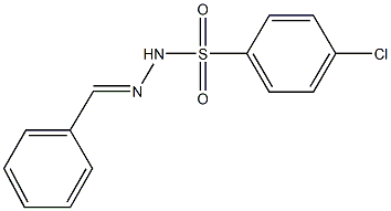 N'-benzylidene-4-chlorobenzenesulfonohydrazide Struktur