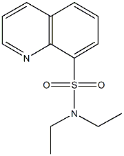 N,N-diethyl-8-quinolinesulfonamide Struktur