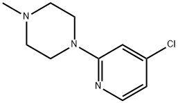 1-(4-chloro-2-pyridinyl)-4-methylpiperazine Struktur