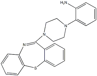 2-(4-dibenzo[b,f][1,4]thiazepin-11-yl-1-piperazinyl)phenylamine Struktur