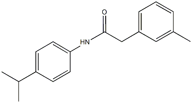 N-(4-isopropylphenyl)-2-(3-methylphenyl)acetamide Struktur