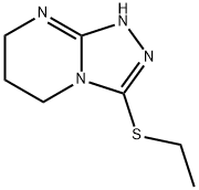 ethyl 5,6,7,8-tetrahydro[1,2,4]triazolo[4,3-a]pyrimidin-3-yl sulfide Struktur