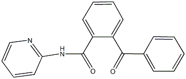 2-benzoyl-N-(2-pyridinyl)benzamide Struktur