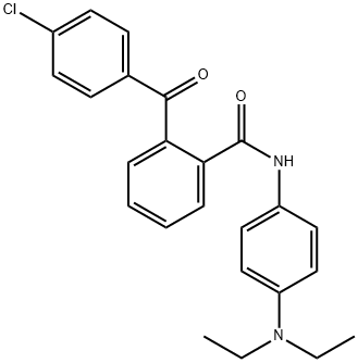 2-(4-chlorobenzoyl)-N-[4-(diethylamino)phenyl]benzamide Struktur