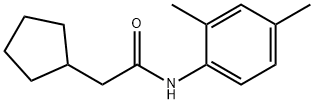 2-cyclopentyl-N-(2,4-dimethylphenyl)acetamide Struktur