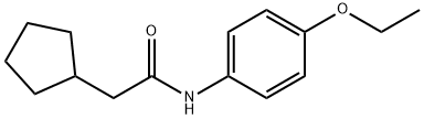 2-cyclopentyl-N-(4-ethoxyphenyl)acetamide Struktur