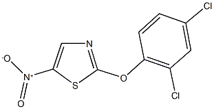 2-(2,4-dichlorophenoxy)-5-nitro-1,3-thiazole Struktur