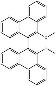 10,10'-bis[9-methoxyphenanthrene] Struktur