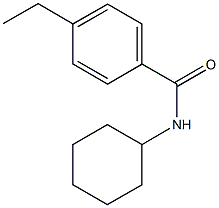 N-cyclohexyl-4-ethylbenzamide Struktur