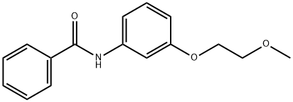 N-[3-(2-methoxyethoxy)phenyl]benzamide Struktur