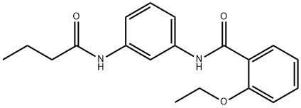 N-[3-(butyrylamino)phenyl]-2-ethoxybenzamide Struktur