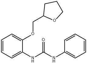 N-phenyl-N'-[2-(tetrahydro-2-furanylmethoxy)phenyl]urea Struktur