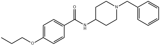 N-(1-benzyl-4-piperidinyl)-4-propoxybenzamide Struktur