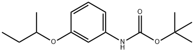 tert-butyl 3-(sec-butoxy)phenylcarbamate Struktur