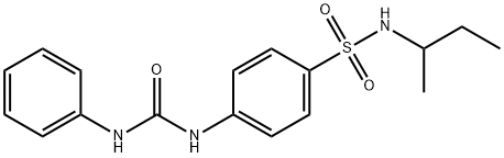 4-[(anilinocarbonyl)amino]-N-(sec-butyl)benzenesulfonamide Struktur