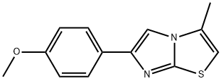 6-(4-methoxyphenyl)-3-methylimidazo[2,1-b][1,3]thiazole Struktur