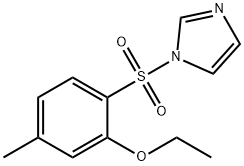 ethyl 2-(1H-imidazol-1-ylsulfonyl)-5-methylphenyl ether Struktur