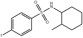 4-iodo-N-(2-methylcyclohexyl)benzenesulfonamide Struktur