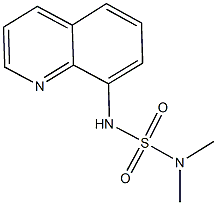 N,N-dimethyl-N'-(8-quinolinyl)sulfamide Struktur