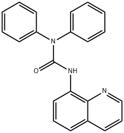 N,N-diphenyl-N'-(8-quinolinyl)urea Struktur