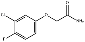 2-(3-chloro-4-fluorophenoxy)acetamide Struktur