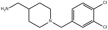 N-(3,4-dichlorobenzyl)-N-(4-piperidinylmethyl)amine Struktur