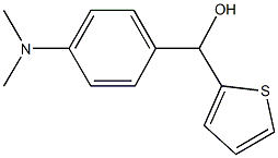 [4-(dimethylamino)phenyl](2-thienyl)methanol Struktur