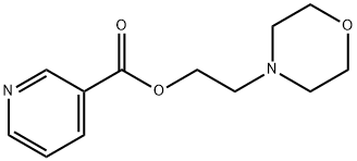 2-(4-morpholinyl)ethyl nicotinate Struktur