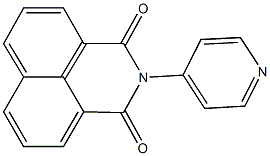 2-(4-pyridinyl)-1H-benzo[de]isoquinoline-1,3(2H)-dione Struktur