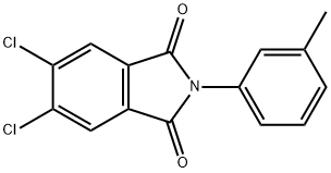 5,6-dichloro-2-(3-methylphenyl)-1H-isoindole-1,3(2H)-dione Struktur