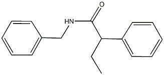 N-benzyl-2-phenylbutanamide Struktur