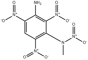 2-{3-amino-2,4,6-trisnitrophenyl}-1-hydroxy-2-methylhydrazine 1-oxide Struktur