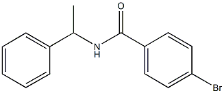 4-bromo-N-(1-phenylethyl)benzamide Struktur