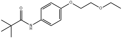 N-[4-(2-ethoxyethoxy)phenyl]-2,2-dimethylpropanamide Struktur